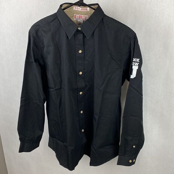 NEW Sullivan Supply Stock Show U Button Down Shirt Black Long Sleeve - Picture 1 of 6